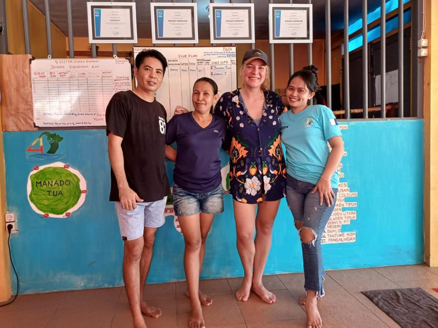 4 Sisters Divers Bunaken Eksteriør bilde